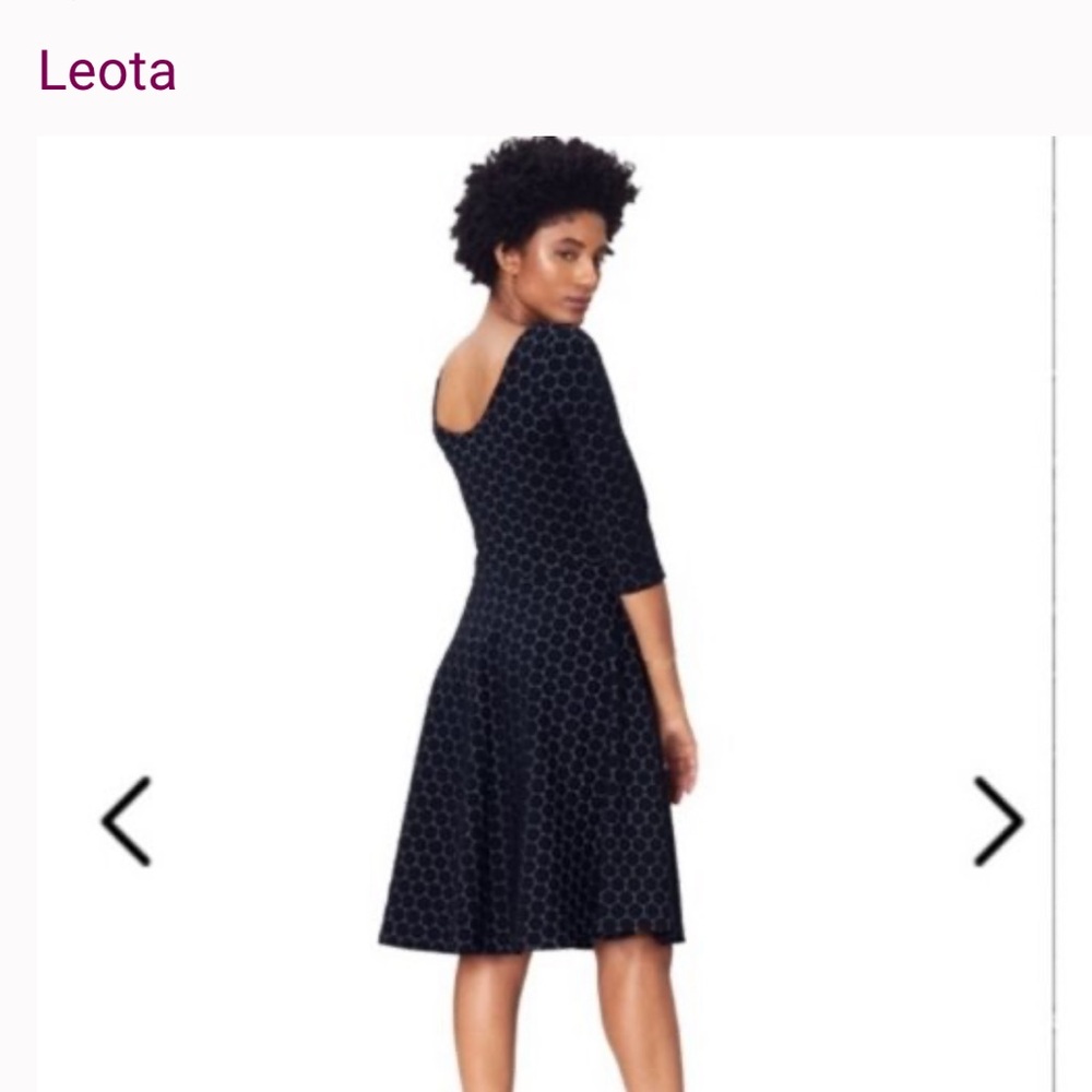 ISO I’m SEARCHING for Sz L Leota Black bracelet Sleeve Dress